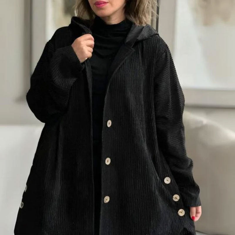 Amelie™ | Casual Velvet Hooded Autumn Jacket