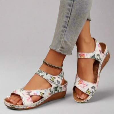 Ilona | Handmade Wedge Sandals in Premium Material