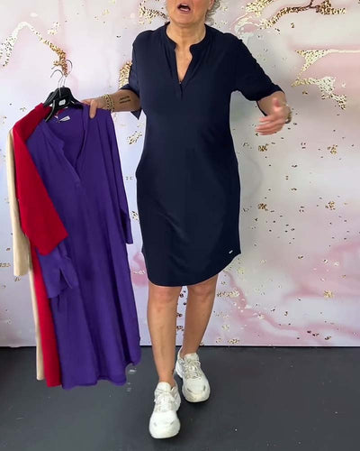Miravo™ | Simple V-Neck Dress