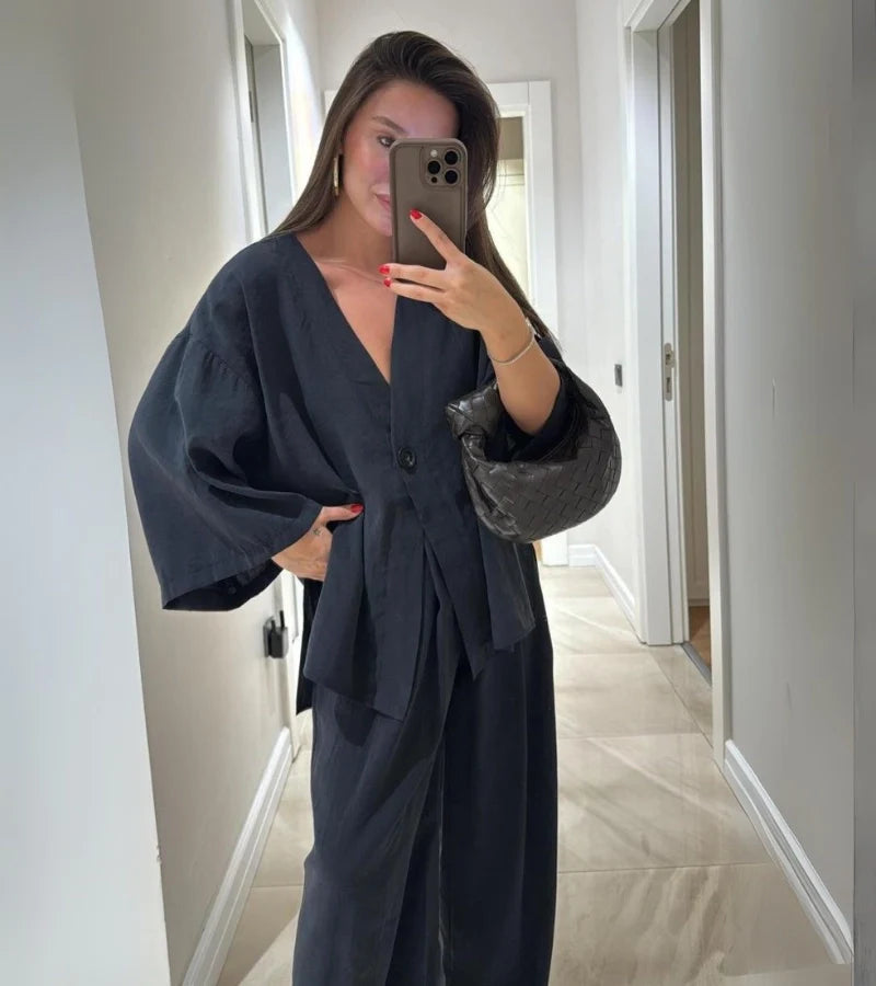 Teresa™ | Casual Linen Loose-Fitting Set
