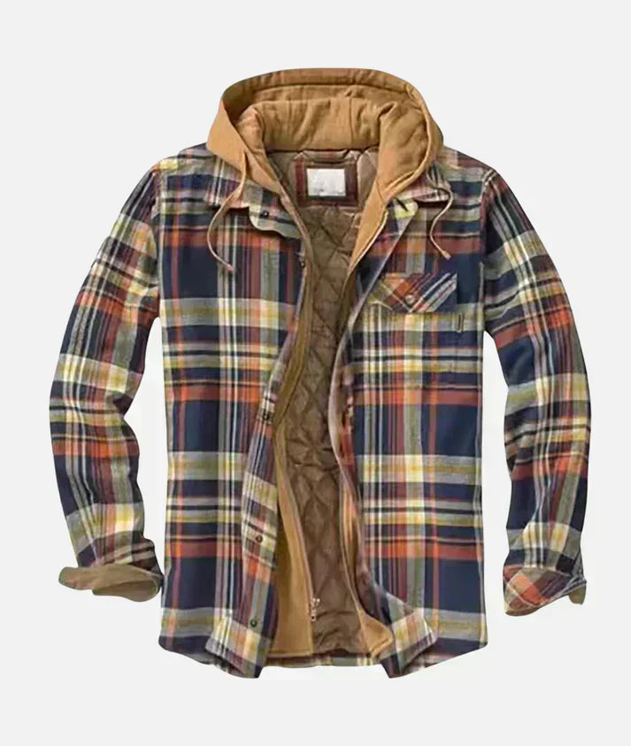 Alain™ | Plaid Patchwork Jacket