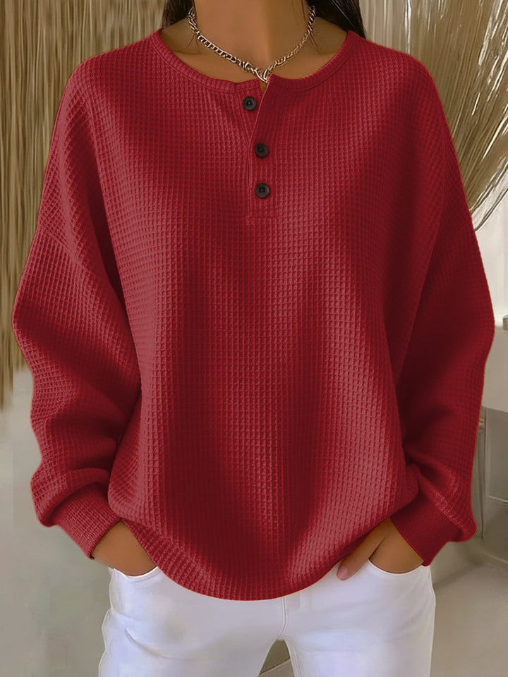 Annelie™ | Stylish Casual Henley Top