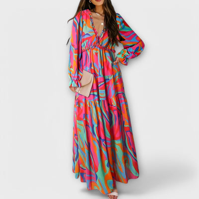 Helen™ | Elegant Floral Dress