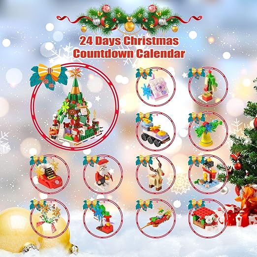 🎄 Building Blocks Advent Calendar 2025 – 24 Days of Building Fun