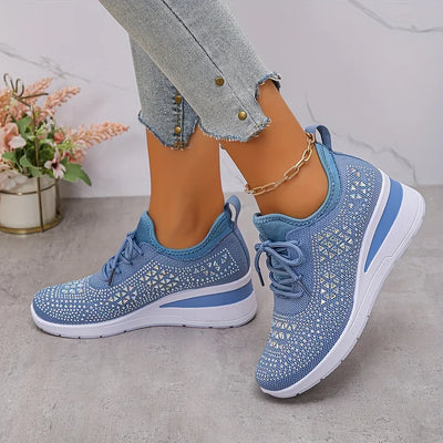Giselle™ | Orthopaedic Sneakers with Sparkling Rhinestones