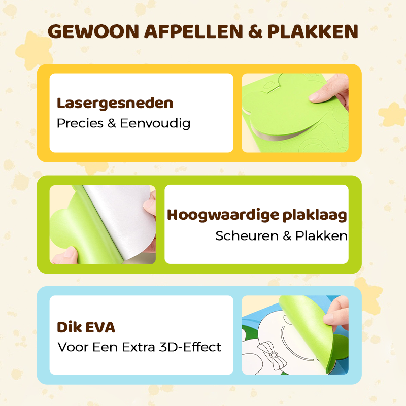 🔥Sale 50% Off🔥DIY 3D EVA Craft Stickers for Kids