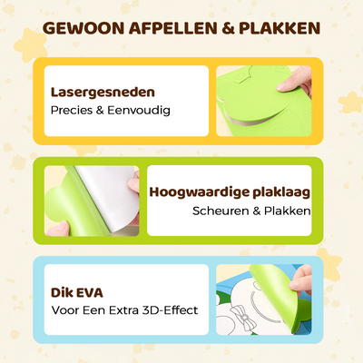 🔥Sale 50% Off🔥DIY 3D EVA Craft Stickers for Kids