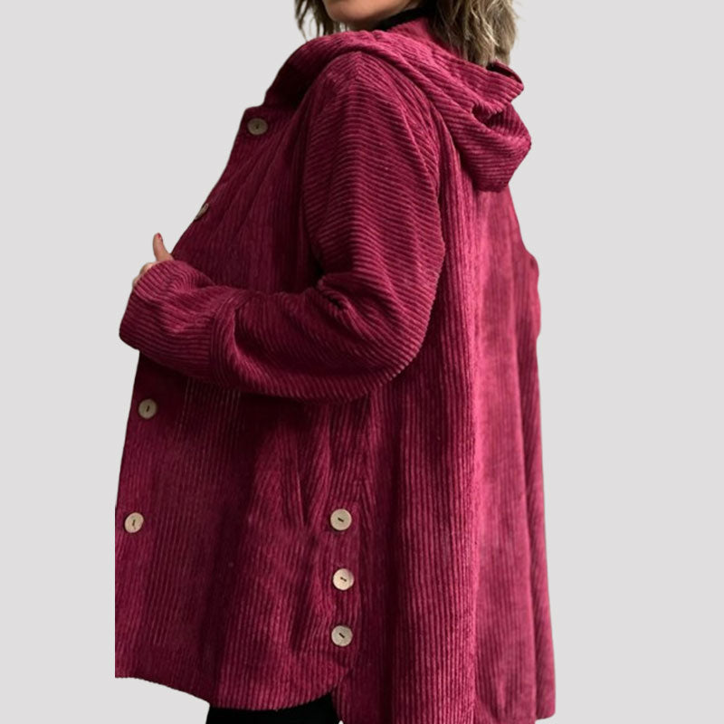 Amelie™ | Casual Velvet Hooded Autumn Jacket