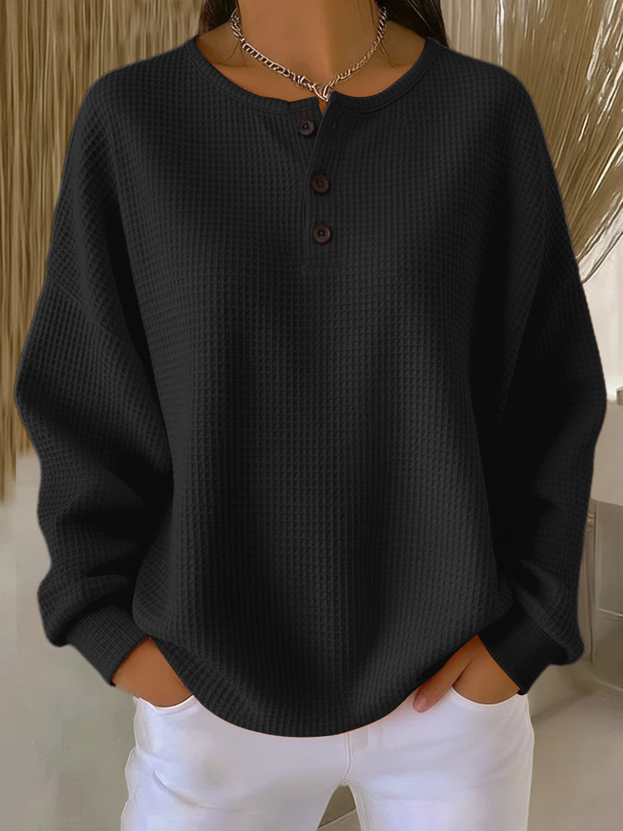 Annelie™ | Stylish Casual Henley Top