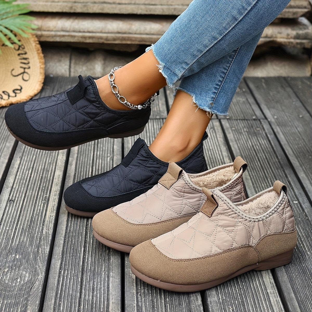 Amy™ | Comfortable Slip-On Winter Shoes with Warm Fleece Lining
