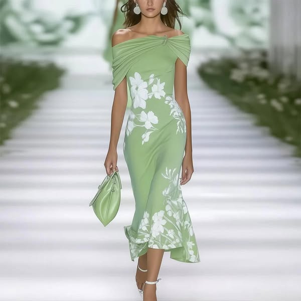 Asane™ | Elegant and Comfortable Floral Dress