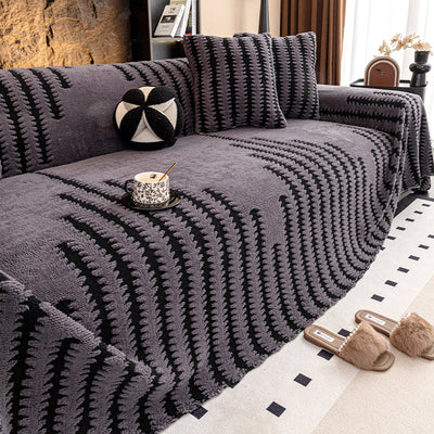 Thick, Non-Slip Sofa Blanket for Cozy Autumn and Winter Days