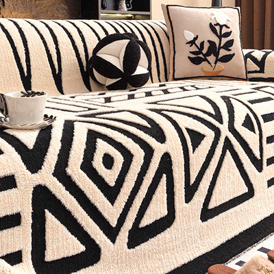 Thick, Non-Slip Sofa Blanket for Cozy Autumn and Winter Days