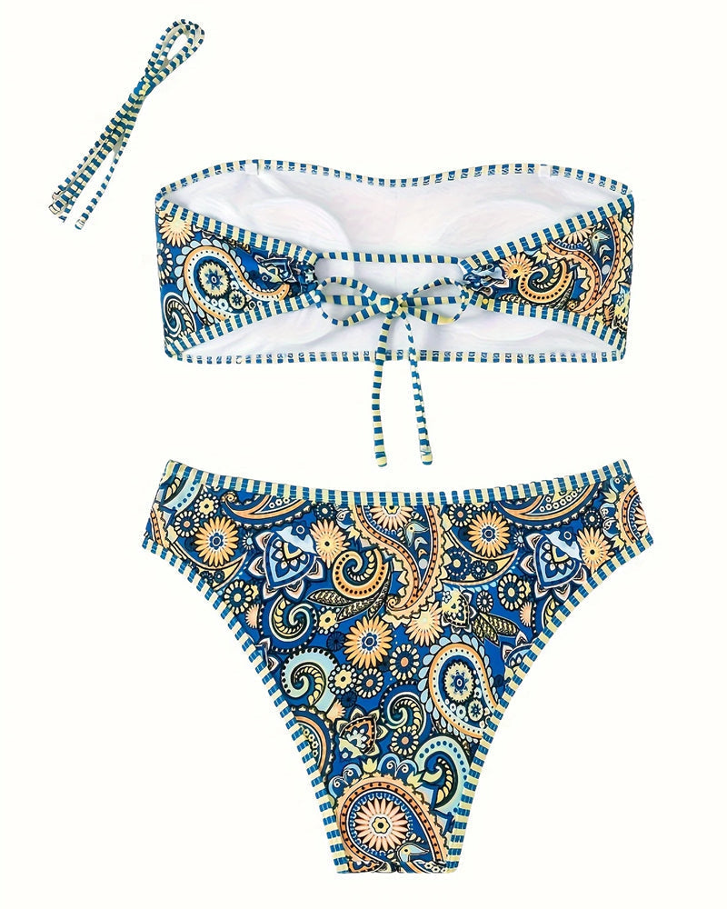 Baybay™ | Two-Piece Swimsuit in Ethnic Style Print