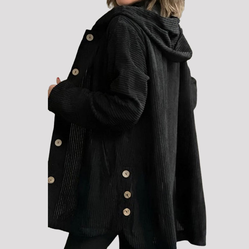 Amelie™ | Casual Velvet Hooded Autumn Jacket