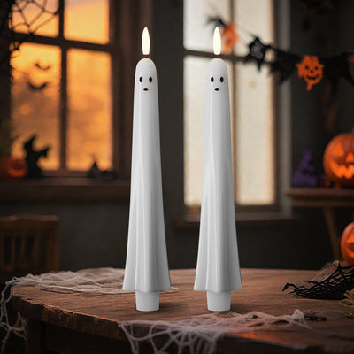 Ghosty™ | Remote-Controlled Ghost Candle with 3D Flaming Wick