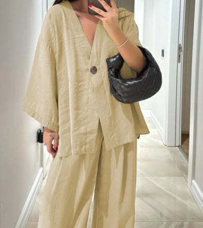 Teresa™ | Casual Linen Loose-Fitting Set