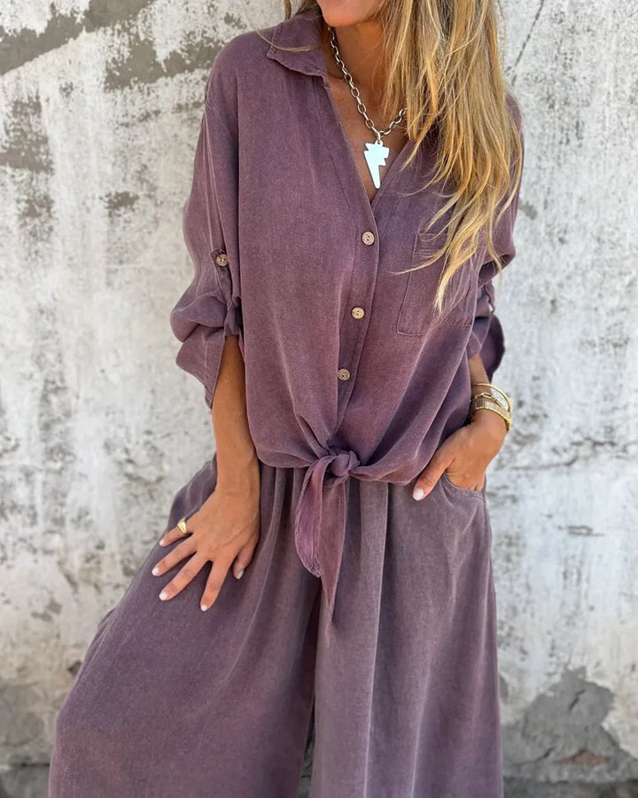 Atlas™ | Stylish Linen Two-Piece Set