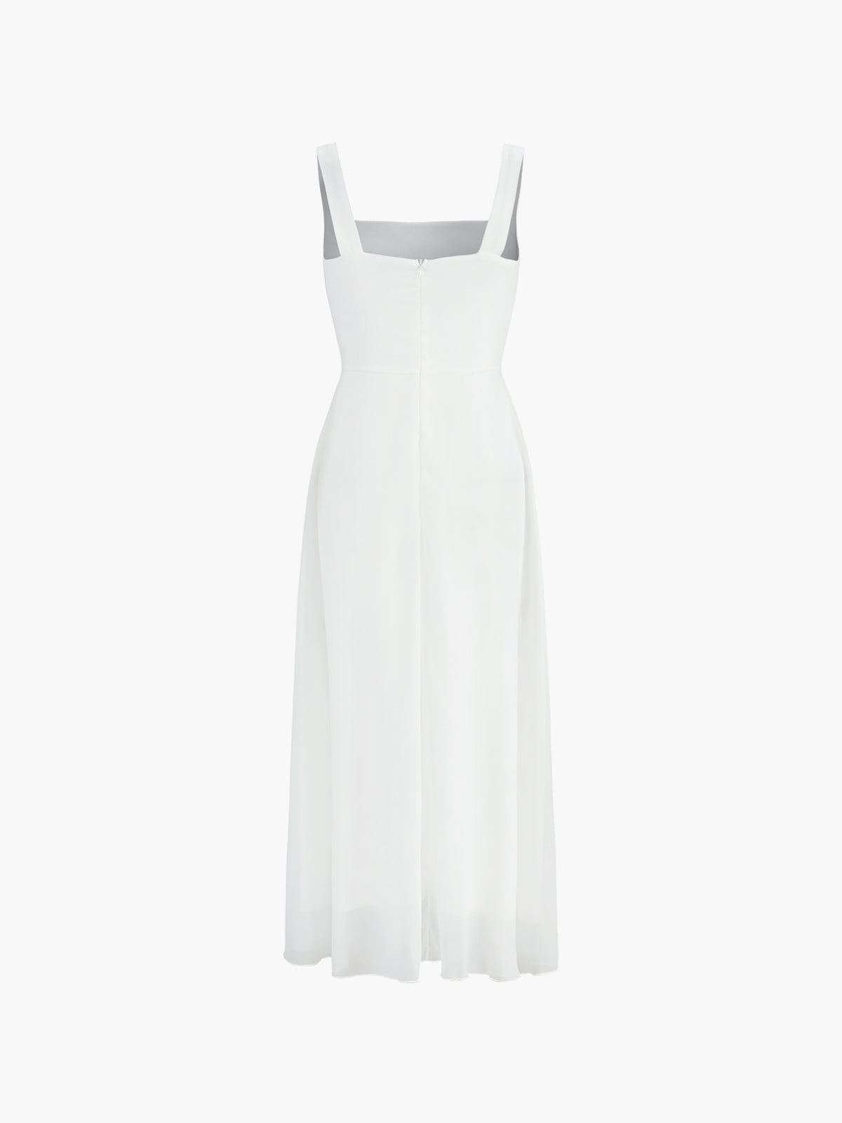 Nomi™ | Elegant Long Dress in Semi-Transparent Chiffon