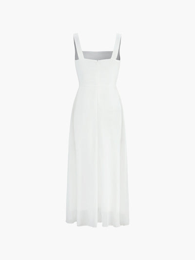 Nomi™ | Elegant Long Dress in Semi-Transparent Chiffon