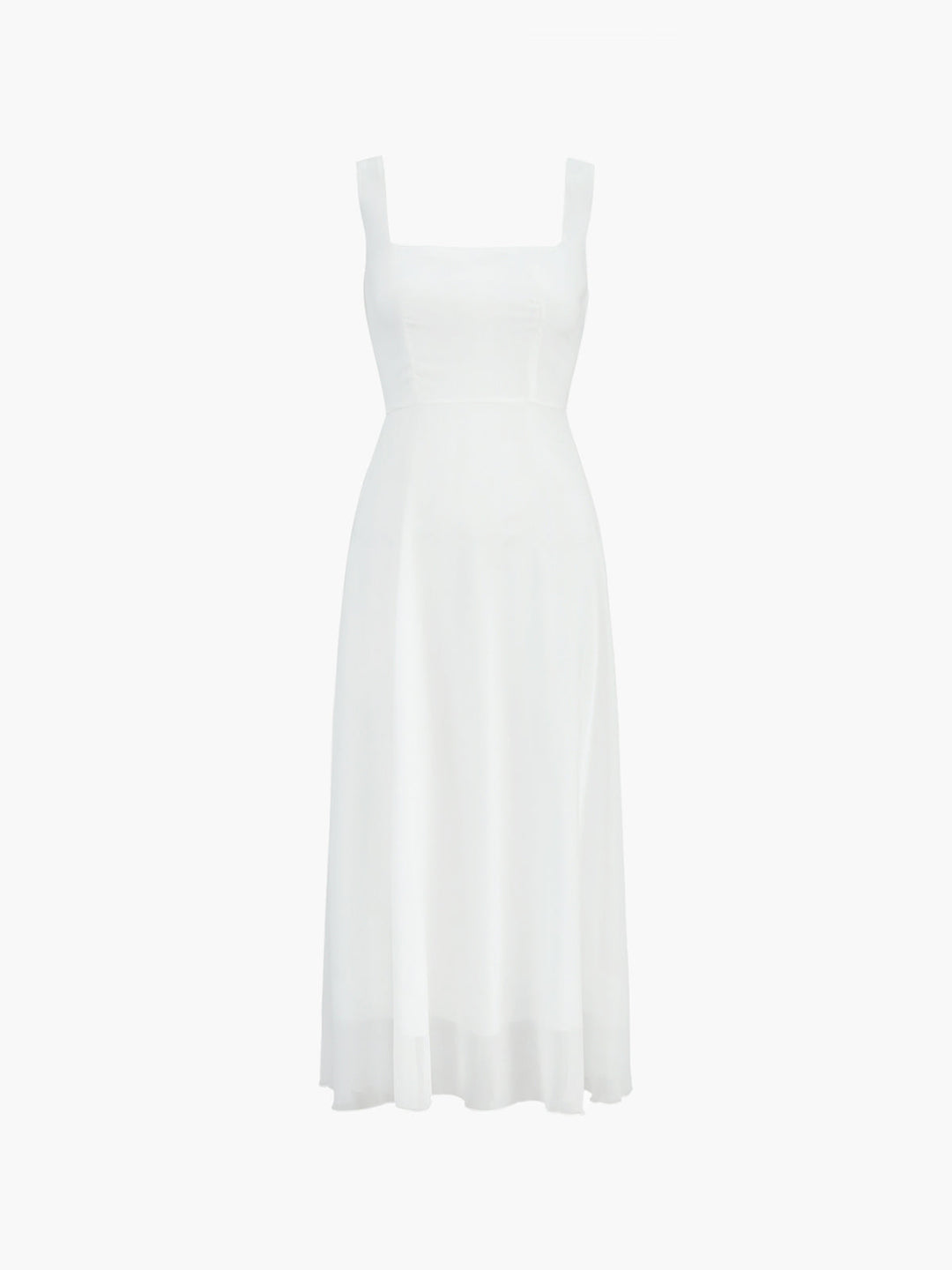 Nomi™ | Elegant Long Dress in Semi-Transparent Chiffon