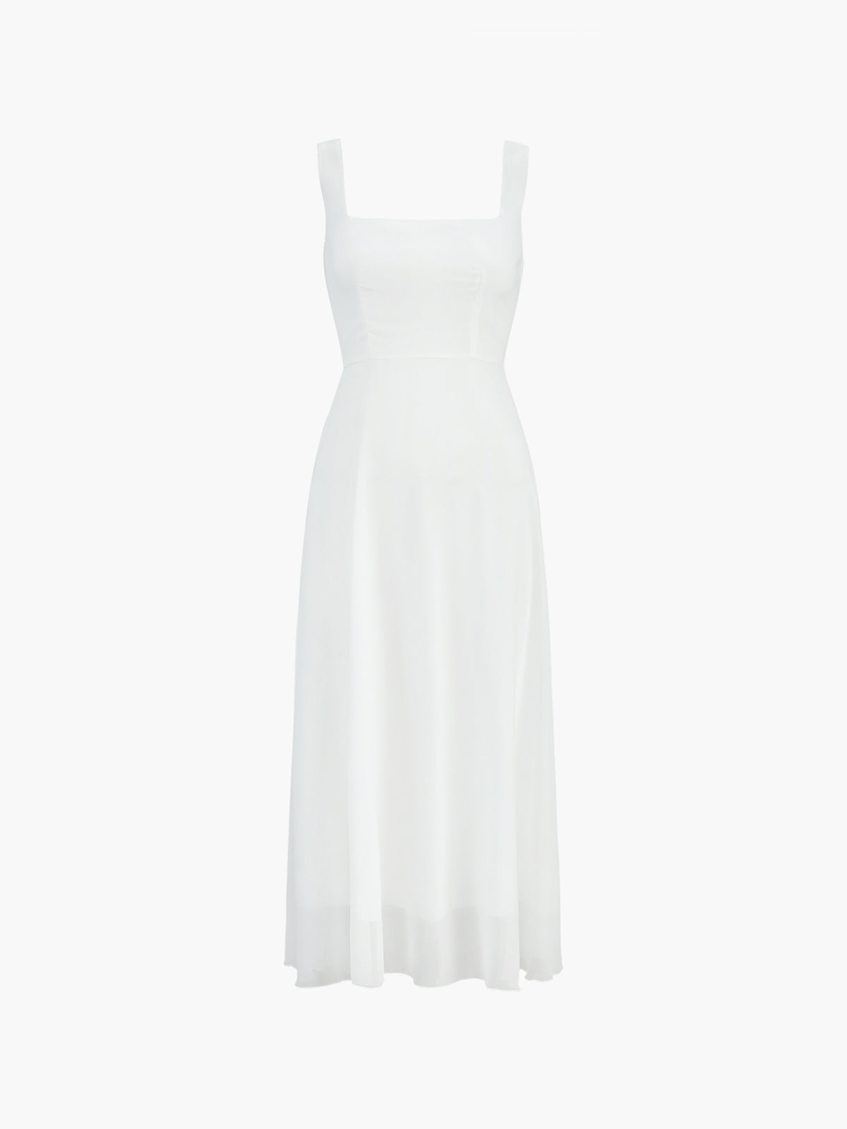 Nomi™ | Elegant Long Dress in Semi-Transparent Chiffon