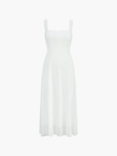 Nomi™ | Elegant Long Dress in Semi-Transparent Chiffon