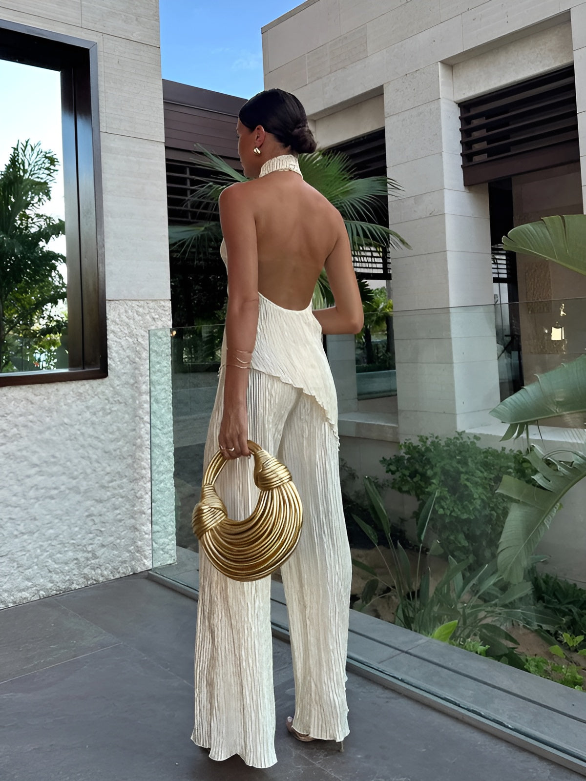 Naomi™ | Elegant Pleated Outfit
