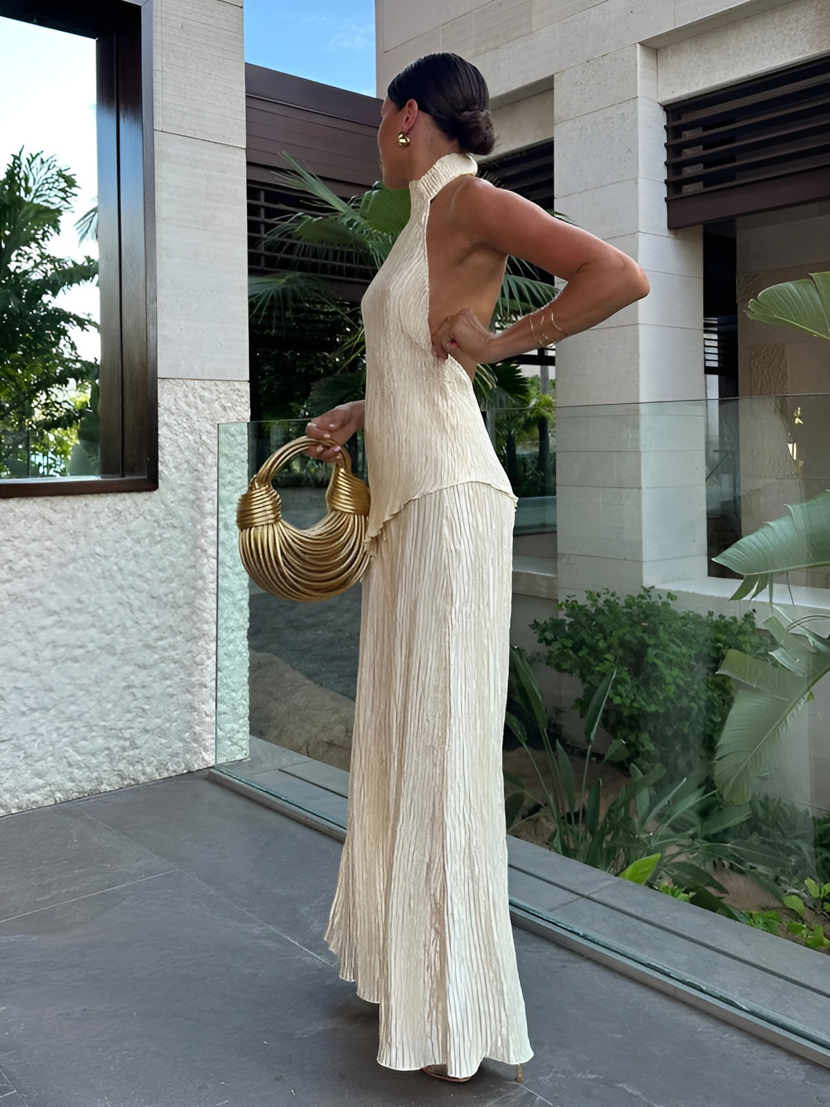 Naomi™ | Elegant Pleated Outfit