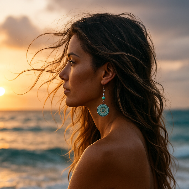 Charybdis Ocean Eye Earrings