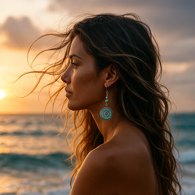 Charybdis Ocean Eye Earrings