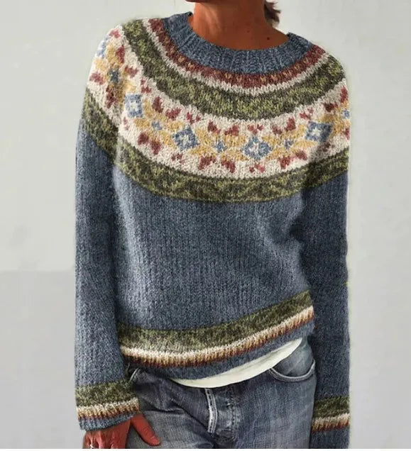 Silvia | Retro Knitted Sweater