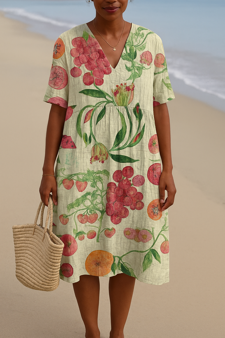 Saar™ | Vintage Botanical Dress