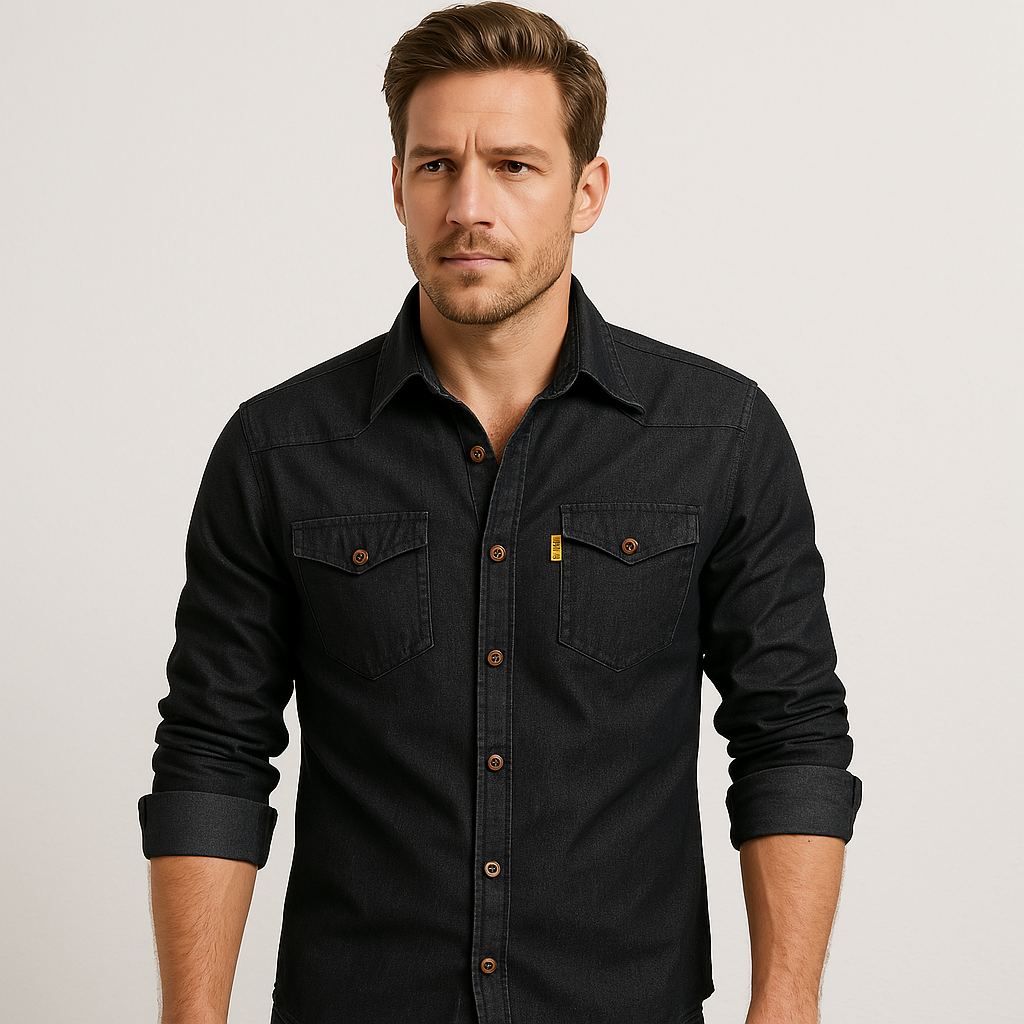 Jim™ | Casual Cotton & Denim Shirt