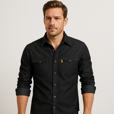 Jim™ | Casual Cotton & Denim Shirt