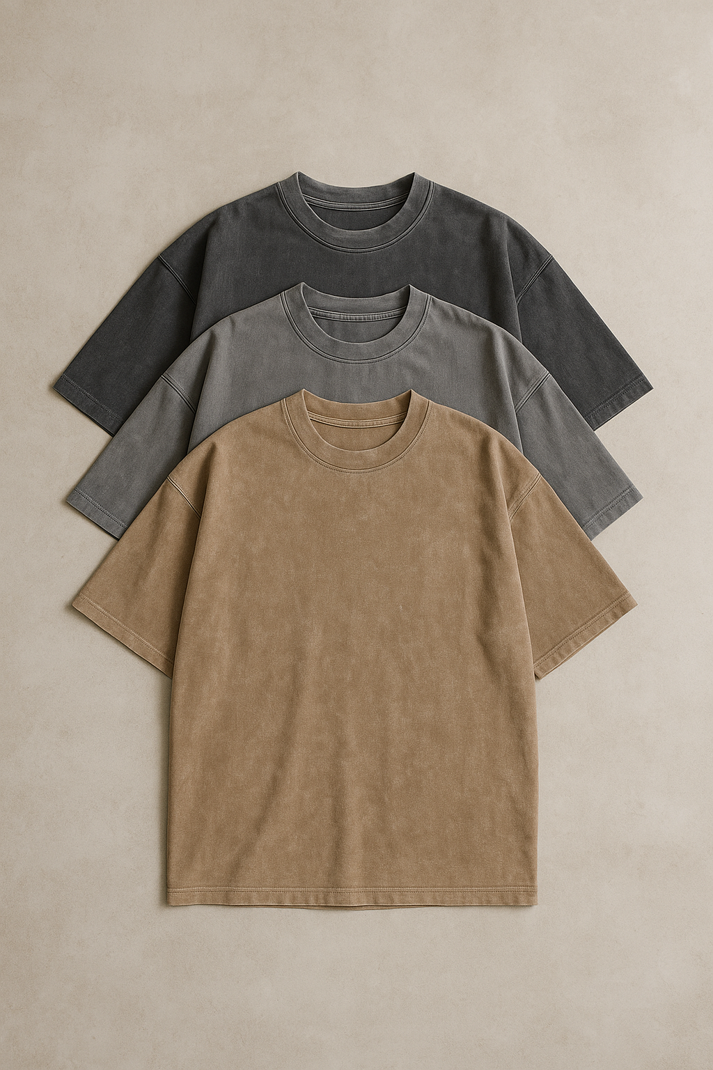 Essential Cotton Oversized Tee Set – 3-Pack