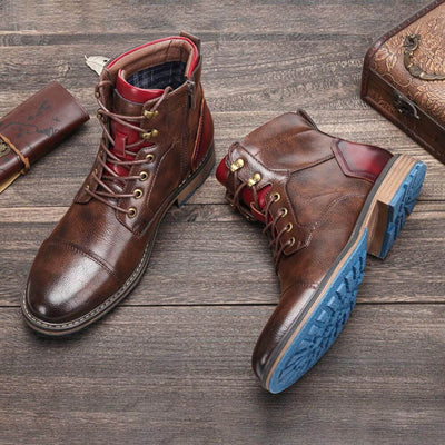 Augustin™ | Men's Leather Ankle Boots