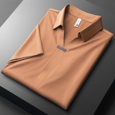 Cornelio™ | Cotton & Silk Polo for Men