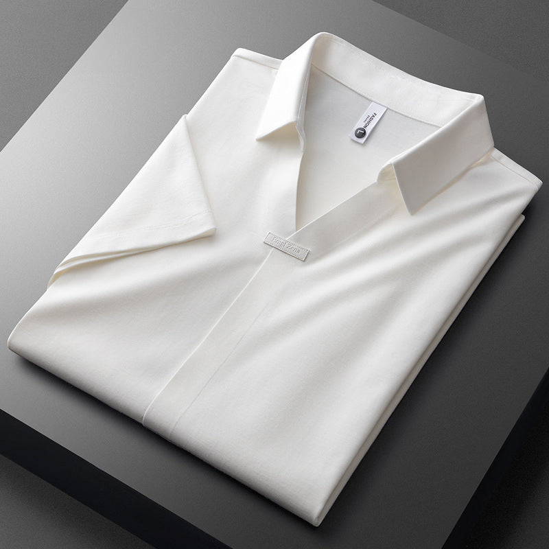 Cornelio™ | Cotton & Silk Polo for Men