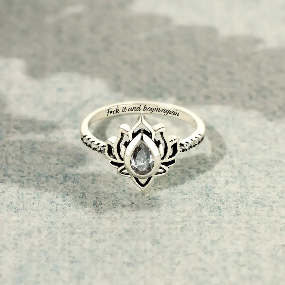 Lotus Ring "Fuck It and Start Again"