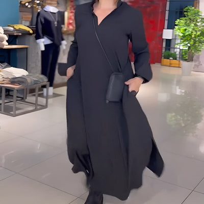 Lulu™ | Loose Long Dress with Side Slit