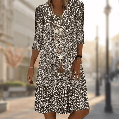 Ursala™ | Floral Print Midi Dress