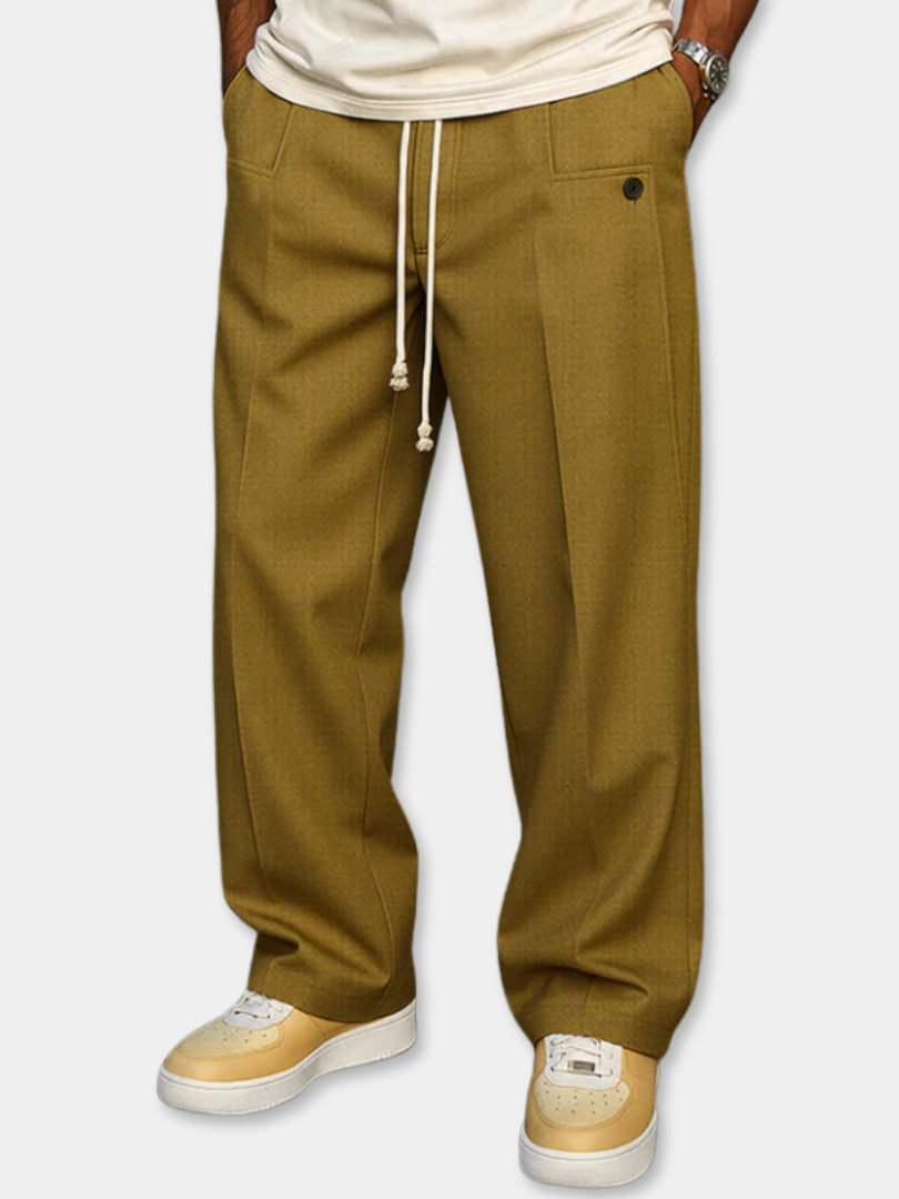 Bordeaux™ | Elegant Drawstring Trousers