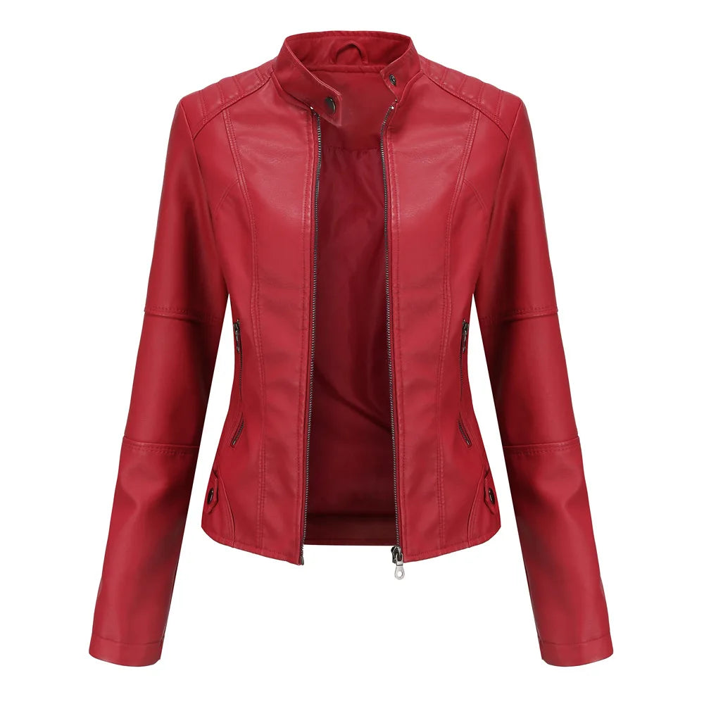 Bellini | Minimalist Smooth Leather Jacket