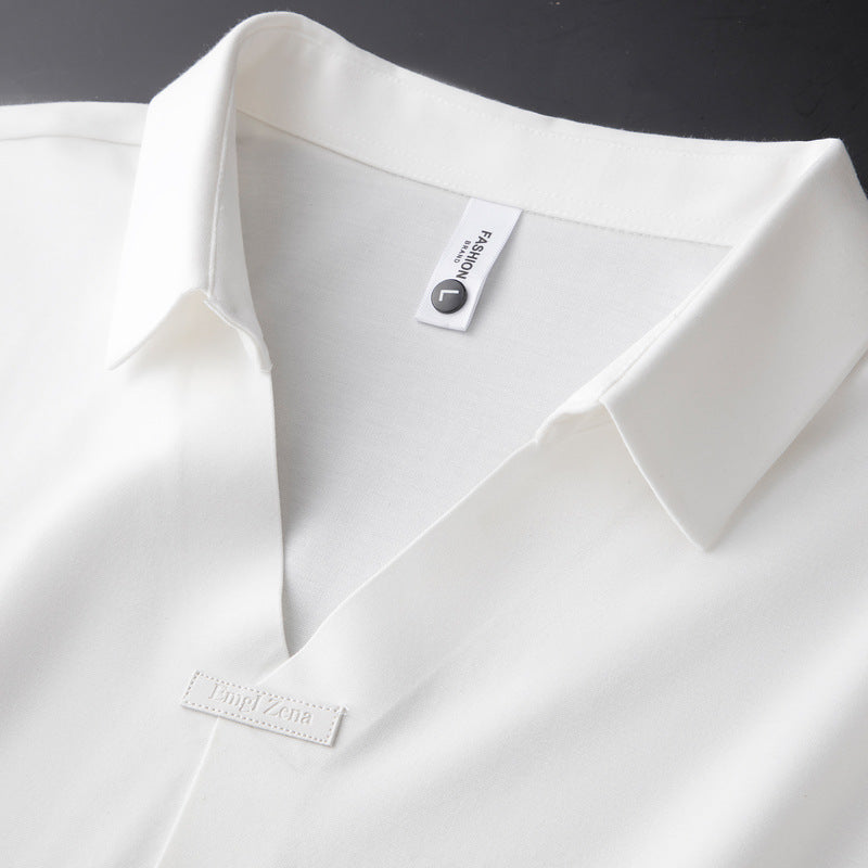 Cornelio™ | Cotton & Silk Polo for Men
