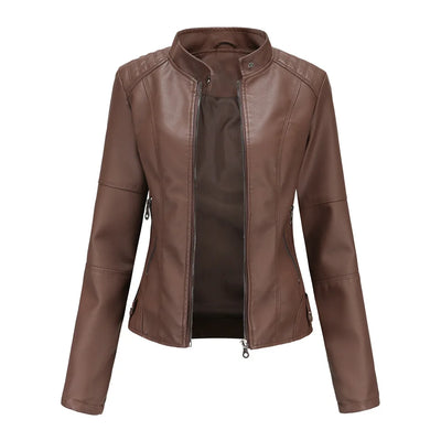 Bellini | Minimalist Smooth Leather Jacket