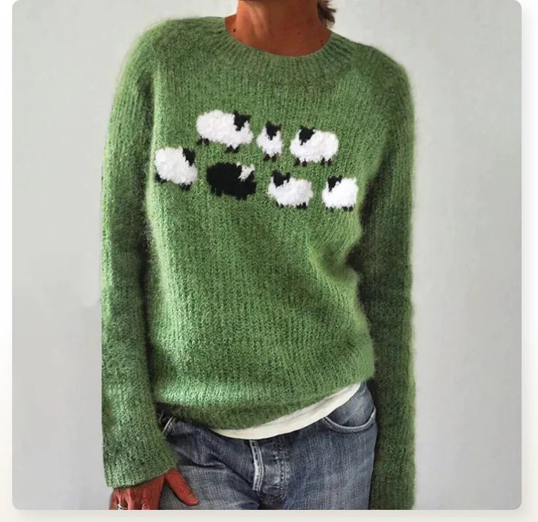 Silvia | Retro Knitted Sweater