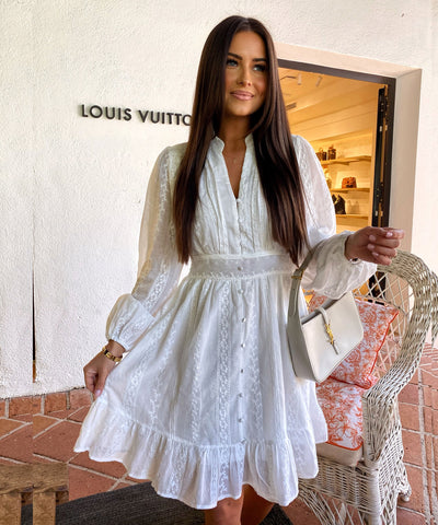 Laurel™ | Elegant White Summer Dress