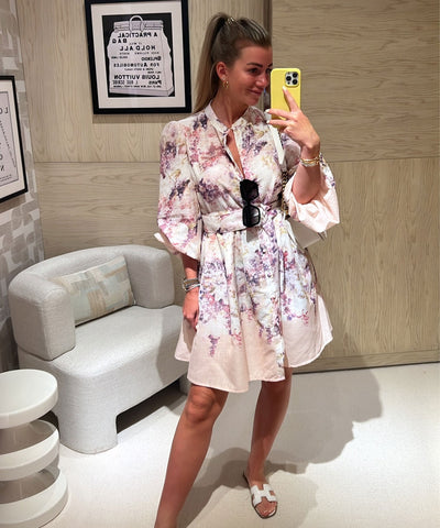 Marly™ | Floral Pink Summer Dress