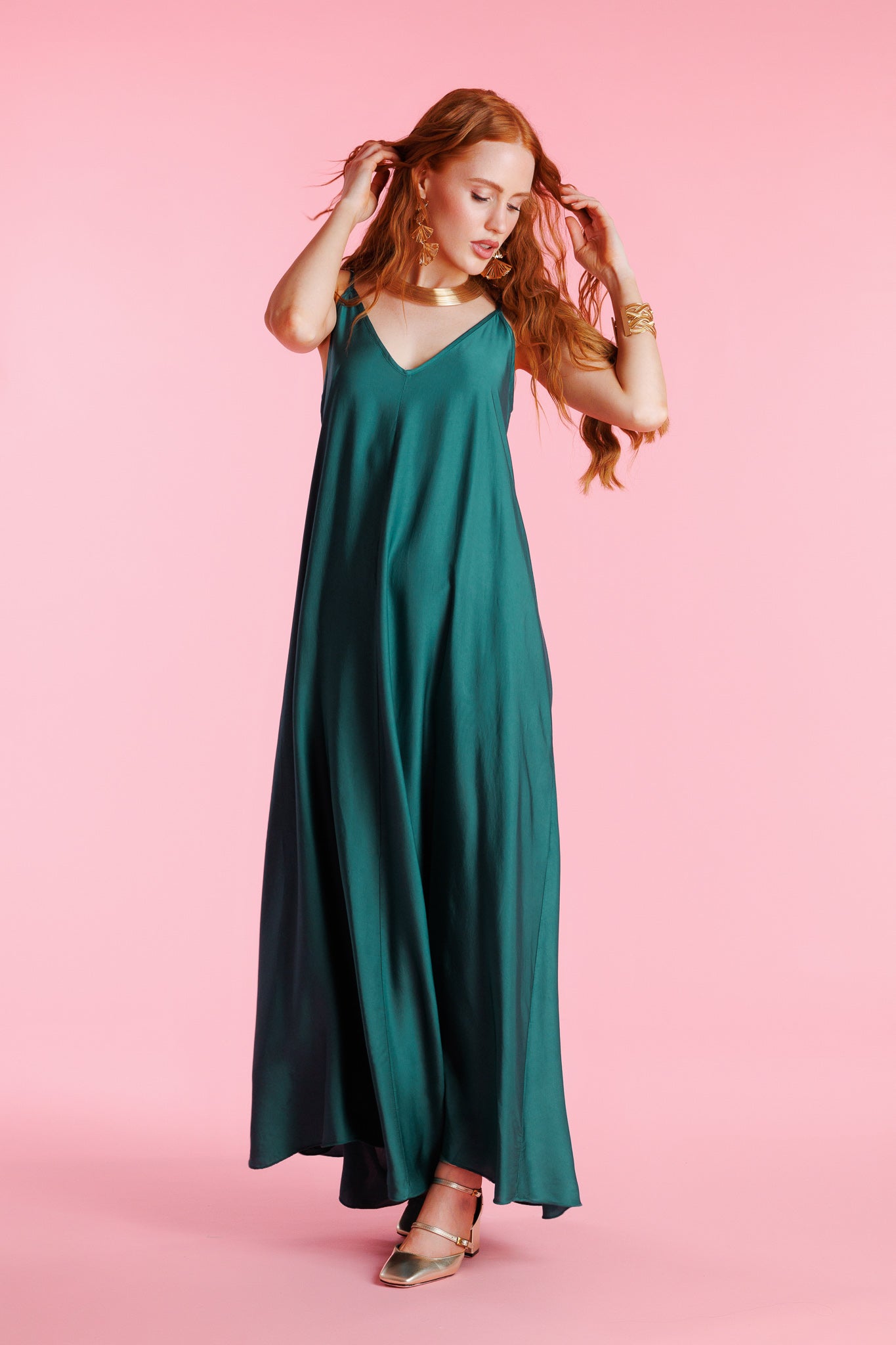 Nadette™ | Elegant Silk Dress
